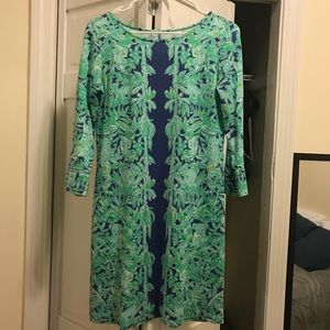 Lilly Pulitzer dress 3/4 sleeve XS